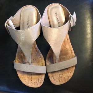 Beautiful Donald/Pliner cork wedges